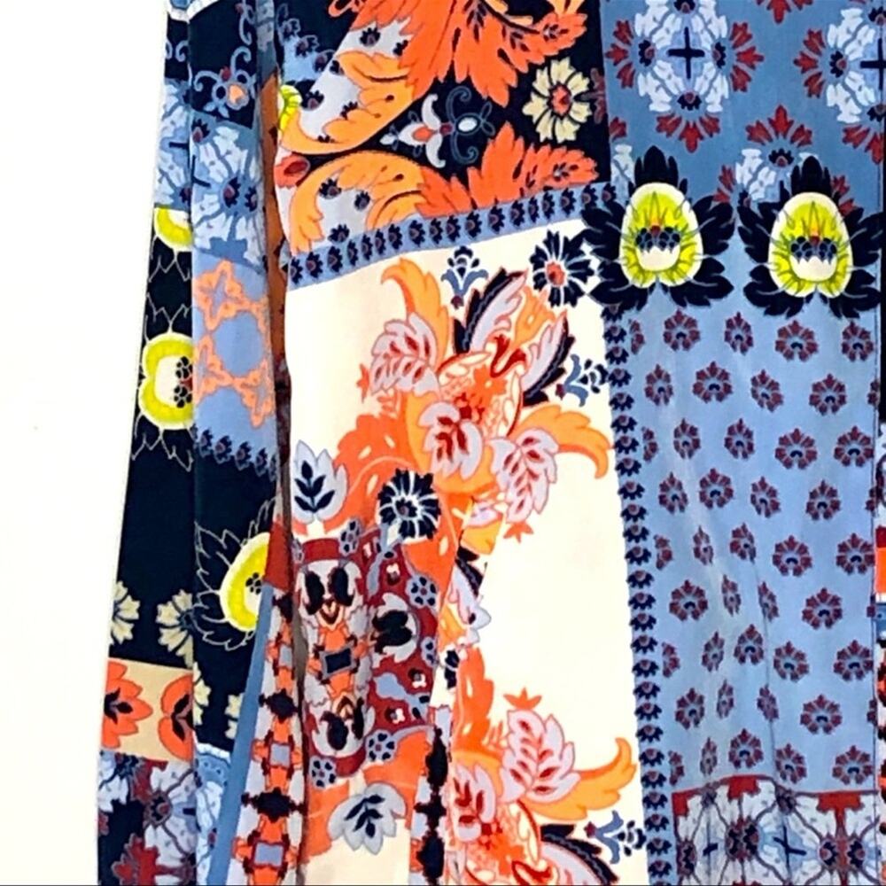 NY&C Patchwork Bomber Jacket Cottagecore Quilted … - image 7